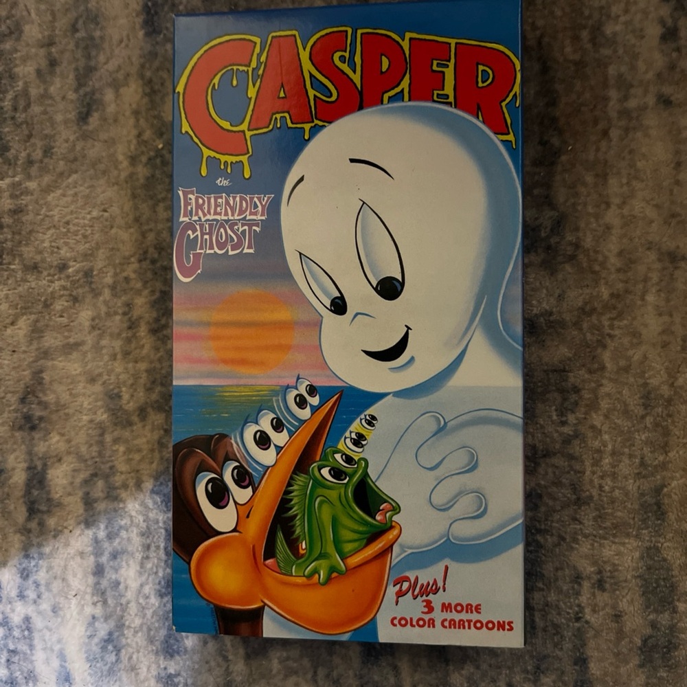 VTG Casper The Friendly Ghost VHS 1991 & Add Extra Casper Movie No Case